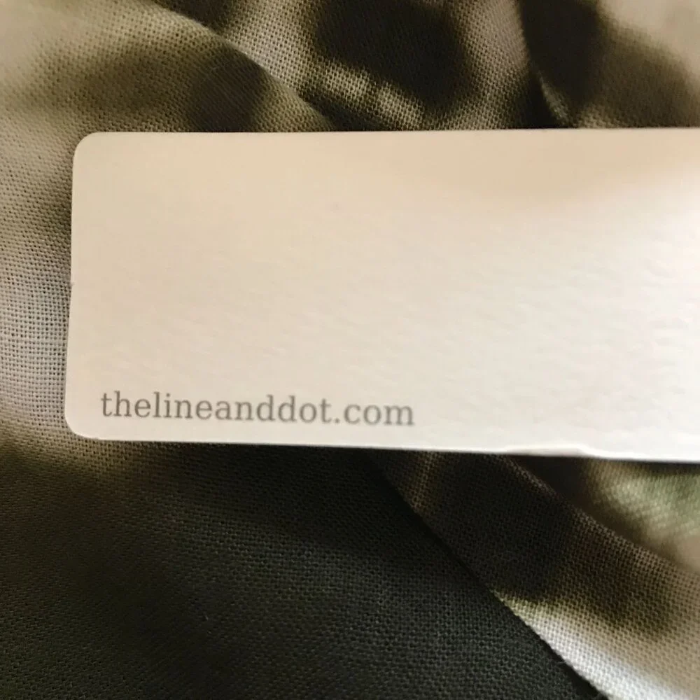 NWT Line & Dot / Anthropologie Womens Tie Dye Twisted Long Sleeve Crop Top Sz S - Picture 9 of 9